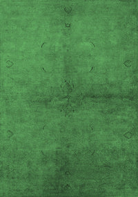 Oriental Emerald Green Industrial Rug, urb1313emgrn