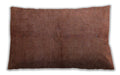 Mid-Century Modern Urban Mahogany Brown Lumbar Throw Pillow, 13 inch by 19 inch, lburb1313