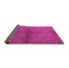 Sideview of Oriental Pink Industrial Rug, urb1313pnk