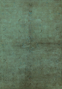 Oriental Turquoise Industrial Rug, urb1313turq