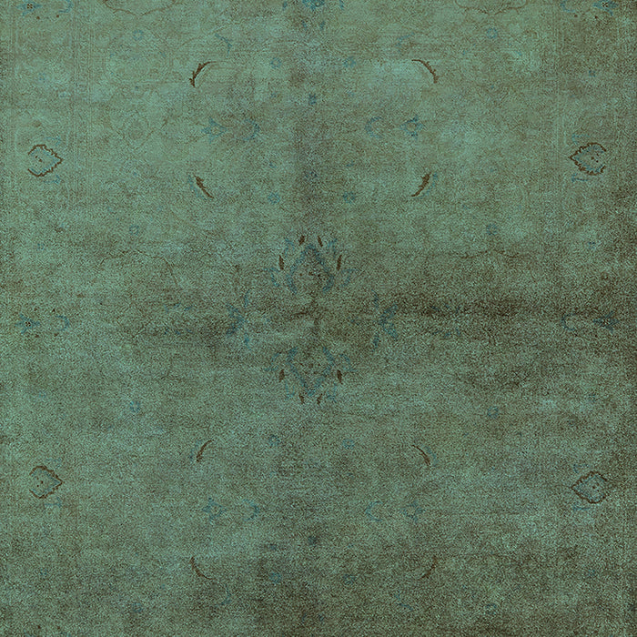 Oriental Turquoise Industrial Rug, urb1313turq