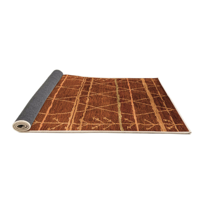 Sideview of Oriental Orange Industrial Rug, urb1314org