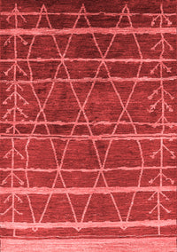 Oriental Red Industrial Rug, urb1314red