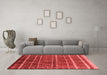 Industrial Red Washable Rugs