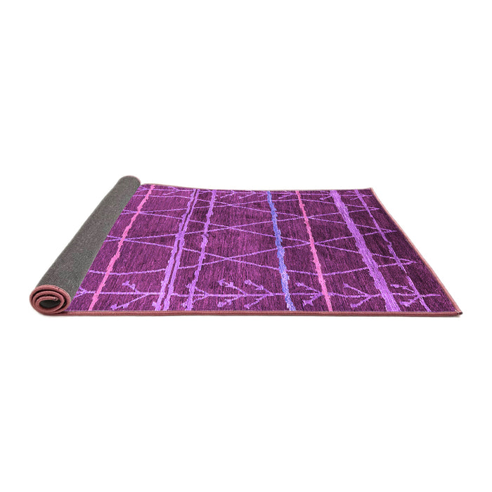 Sideview of Oriental Purple Industrial Rug, urb1314pur