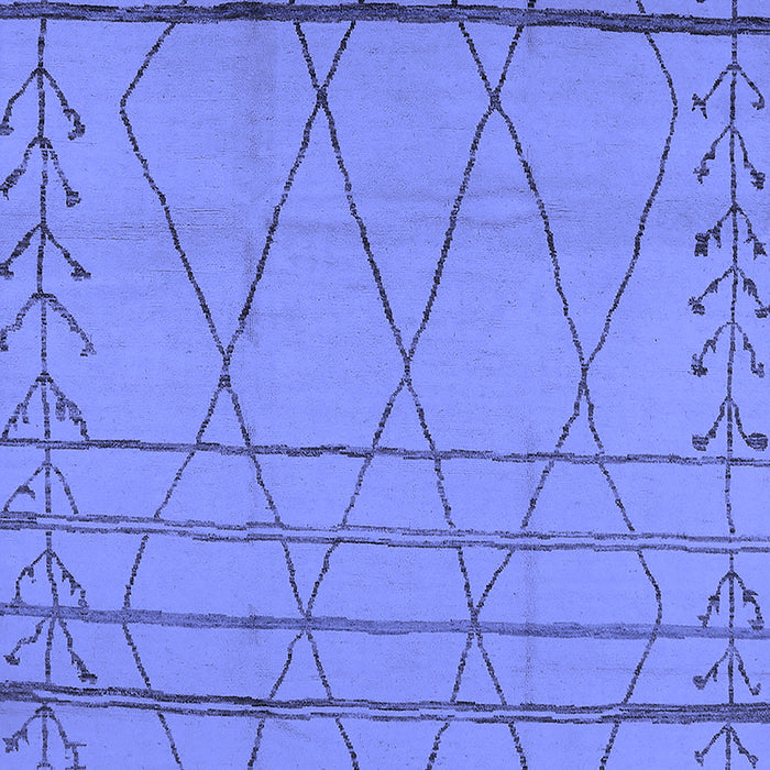 Oriental Blue Industrial Rug, urb1315blu