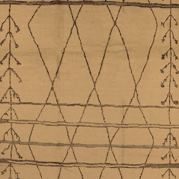 Oriental Brown Industrial Rug, urb1315brn