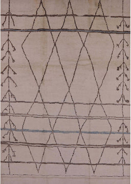 Mid-Century Modern Rose Purple Oriental Rug, urb1315