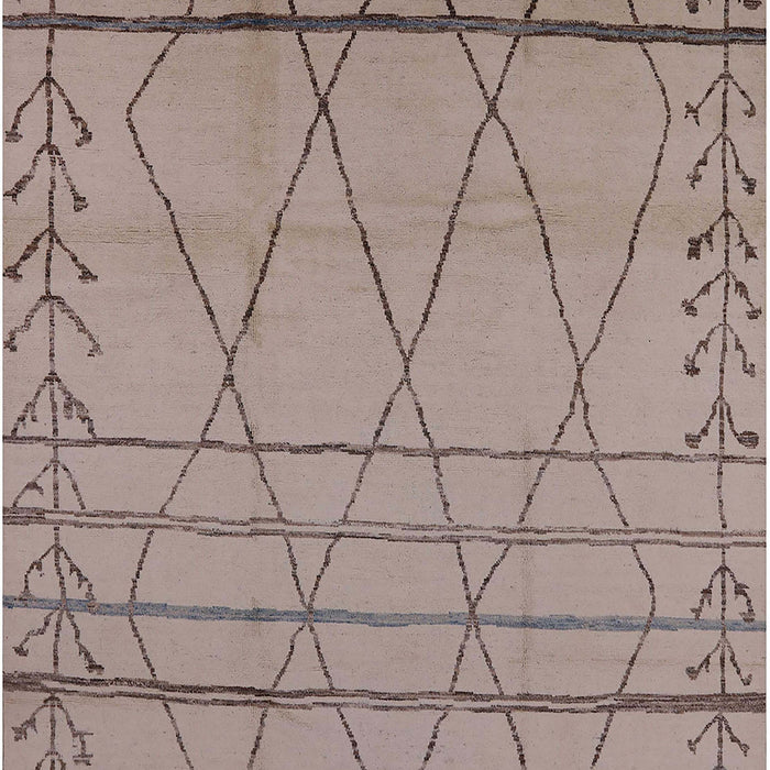 Mid-Century Modern Rose Purple Oriental Rug, urb1315