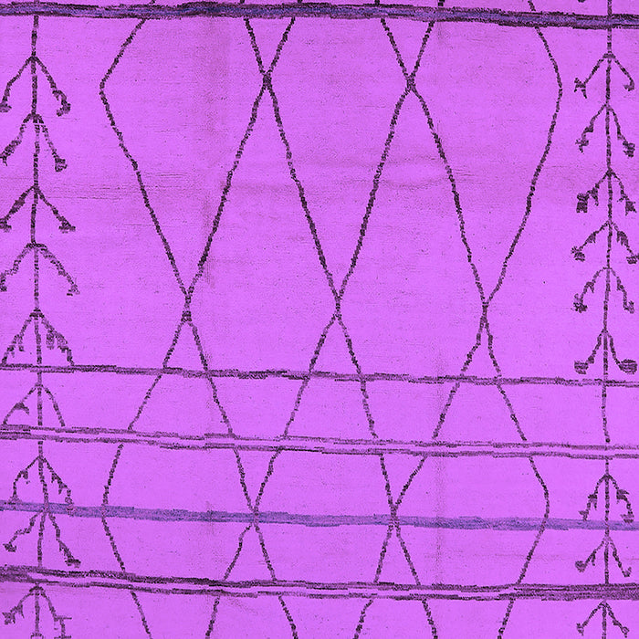 Machine Washable Oriental Purple Industrial Area Rugs, wshurb1315pur