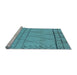 Sideview of Machine Washable Oriental Light Blue Industrial Rug, wshurb1315lblu