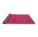 Sideview of Oriental Pink Industrial Rug, urb1316pnk