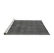 Sideview of Machine Washable Oriental Gray Industrial Rug, wshurb1316gry