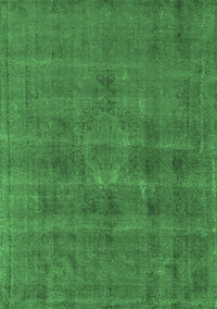 Oriental Emerald Green Industrial Rug, urb1316emgrn