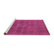 Sideview of Machine Washable Oriental Purple Industrial Area Rugs, wshurb1316pur