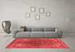 Industrial Red Washable Rugs