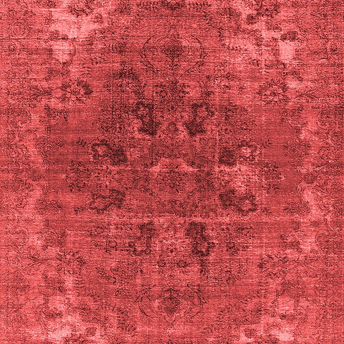 Machine Washable Oriental Red Industrial Rug, wshurb1317red