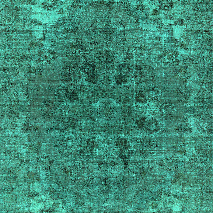 Oriental Turquoise Industrial Rug, urb1317turq