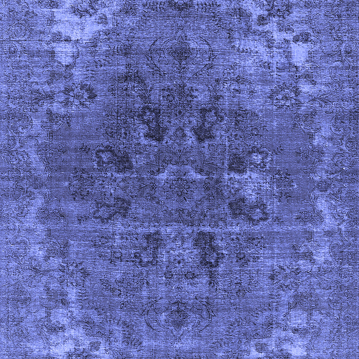 Oriental Blue Industrial Rug, urb1317blu