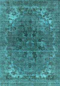 Oriental Light Blue Industrial Rug, urb1317lblu