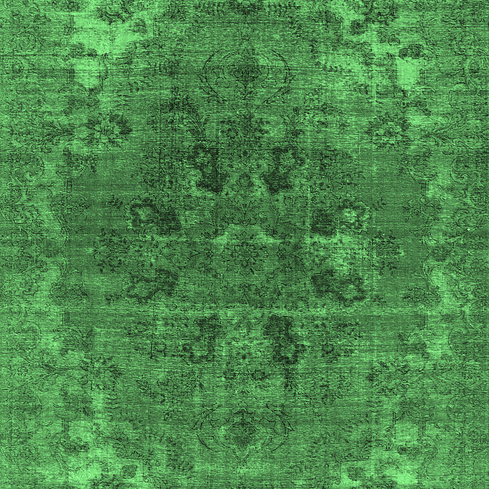 Oriental Emerald Green Industrial Rug, urb1317emgrn
