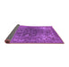 Sideview of Oriental Purple Industrial Rug, urb1317pur