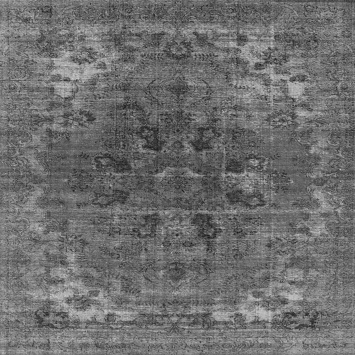 Square Oriental Gray Industrial Rug, urb1317gry