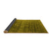 Sideview of Oriental Yellow Industrial Rug, urb1318yw