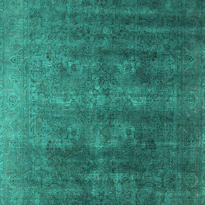 Oriental Turquoise Industrial Rug, urb1318turq