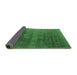 Sideview of Oriental Emerald Green Industrial Rug, urb1318emgrn