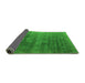 Sideview of Oriental Green Industrial Rug, urb1318grn