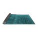 Sideview of Oriental Light Blue Industrial Rug, urb1318lblu