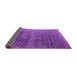 Sideview of Oriental Purple Industrial Rug, urb1318pur