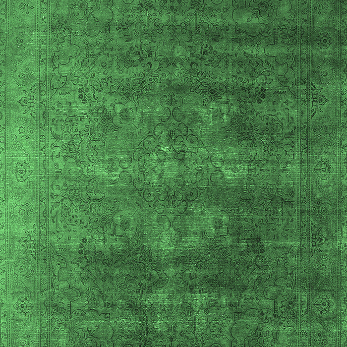 Oriental Emerald Green Industrial Rug, urb1318emgrn