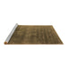 Sideview of Machine Washable Oriental Brown Industrial Rug, wshurb1318brn