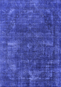 Oriental Blue Industrial Rug, urb1319blu