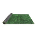 Sideview of Oriental Green Industrial Rug, urb1319grn