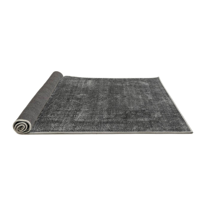 Sideview of Oriental Gray Industrial Rug, urb1319gry