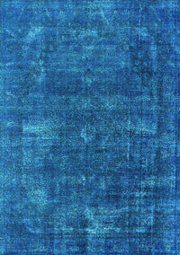 Oriental Light Blue Industrial Rug, urb1319lblu