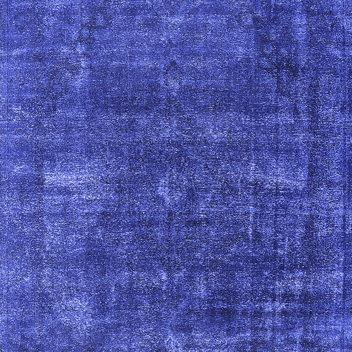 Machine Washable Oriental Blue Industrial Rug, wshurb1319blu