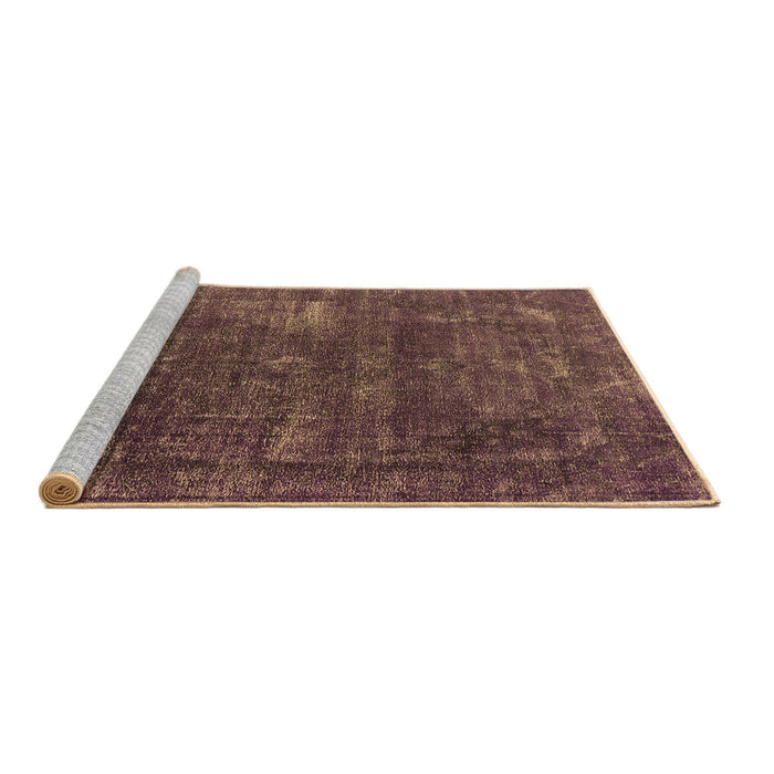 Sideview of Machine Washable Oriental Brown Industrial Rug, wshurb1319brn