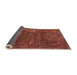 Sideview of Oriental Orange Industrial Rug, urb1319org