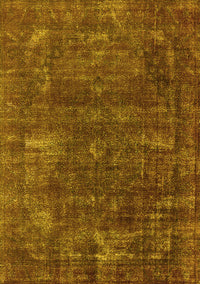 Oriental Yellow Industrial Rug, urb1319yw