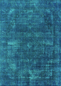 Oriental Turquoise Industrial Rug, urb1319turq