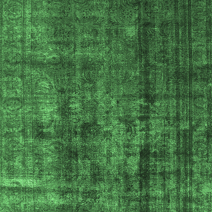 Oriental Emerald Green Industrial Rug, urb1320emgrn