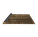 Sideview of Oriental Brown Industrial Rug, urb1320brn