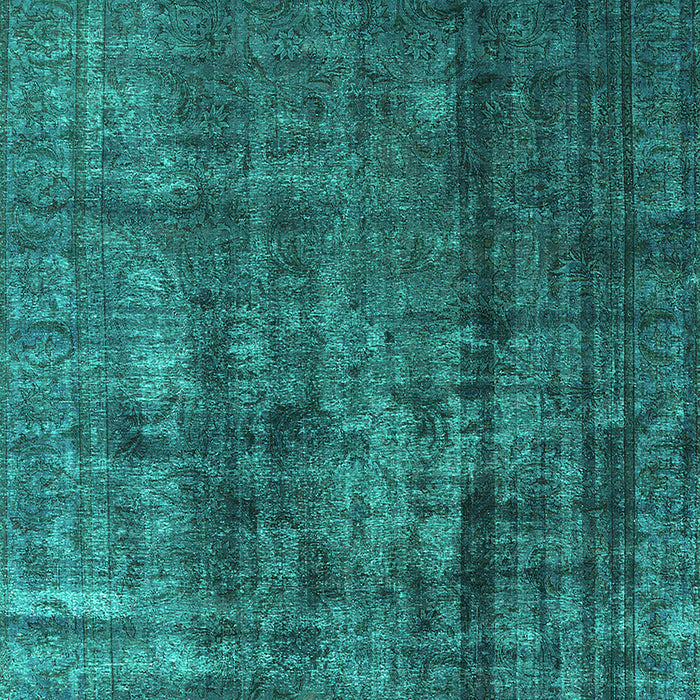 Oriental Turquoise Industrial Rug, urb1320turq