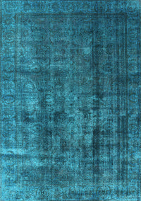 Oriental Light Blue Industrial Rug, urb1320lblu