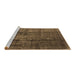 Sideview of Machine Washable Oriental Brown Industrial Rug, wshurb1320brn