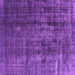 Square Machine Washable Oriental Purple Industrial Area Rugs, wshurb1320pur